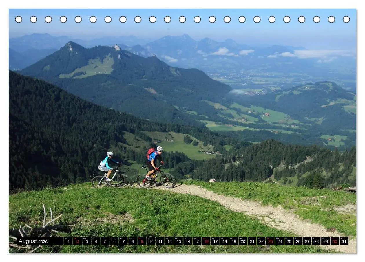 Bild: 9783516227185 | Mountainbike Spirit 2026 (Tischkalender 2026 DIN A5 quer), CALVENDO...