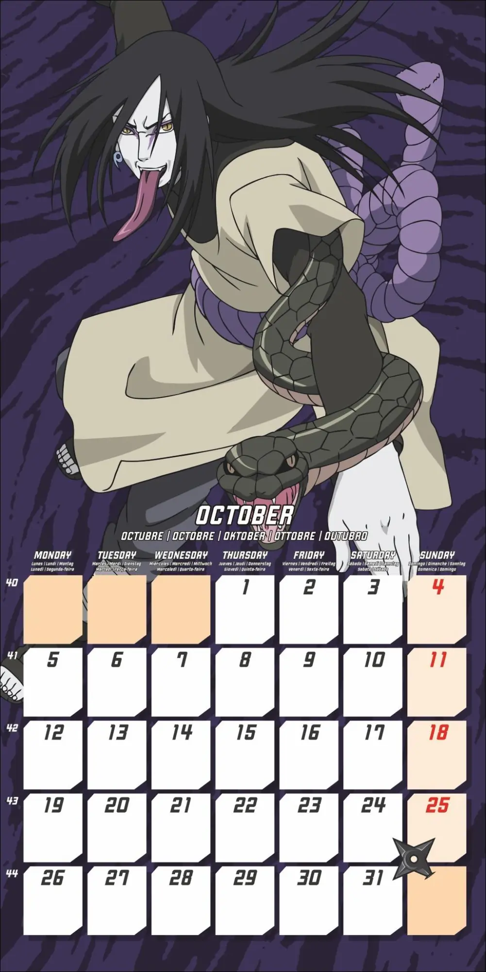 Bild: 9783840197185 | Naruto Broschurkalender 2026 | Kalender | Danilo | 28 S. | Englisch