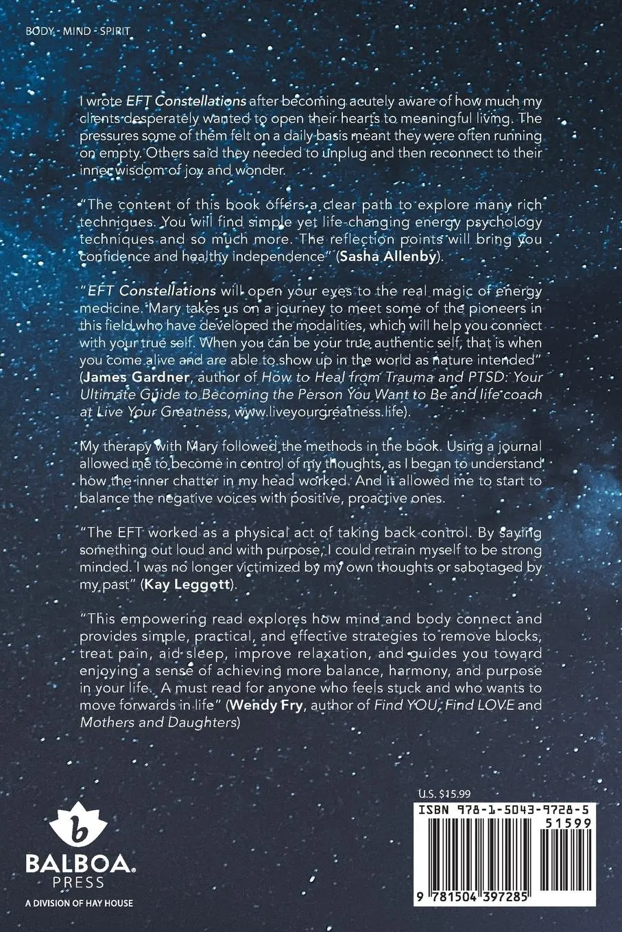 Rückseite: 9781504397285 | Eft Constellations | Mary Llewellyn | Taschenbuch | Englisch | 2018