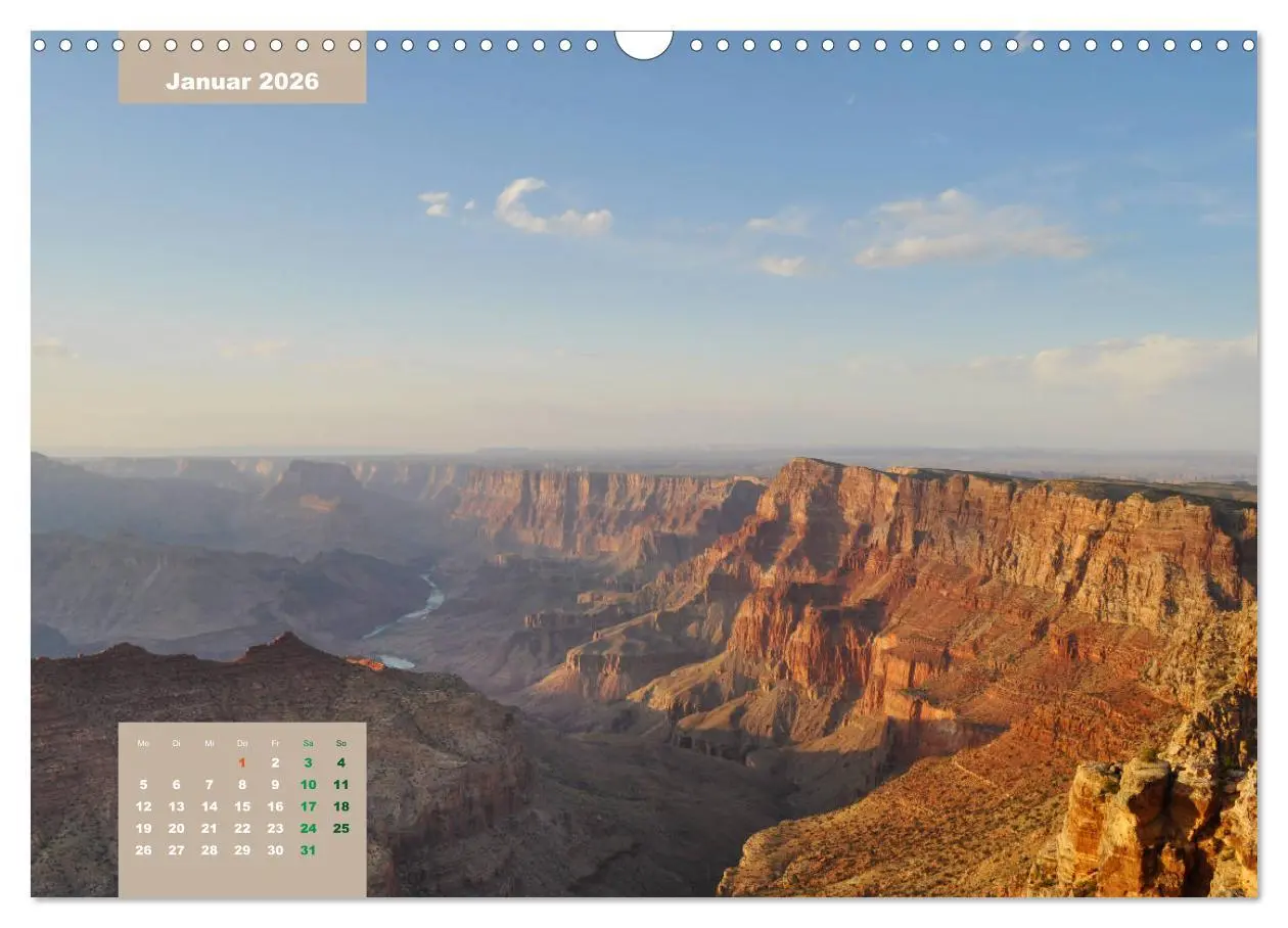 Bild: 9783457677285 | Erlebe mit mir die Schluchten des Grand Canyon (Wandkalender 2026...