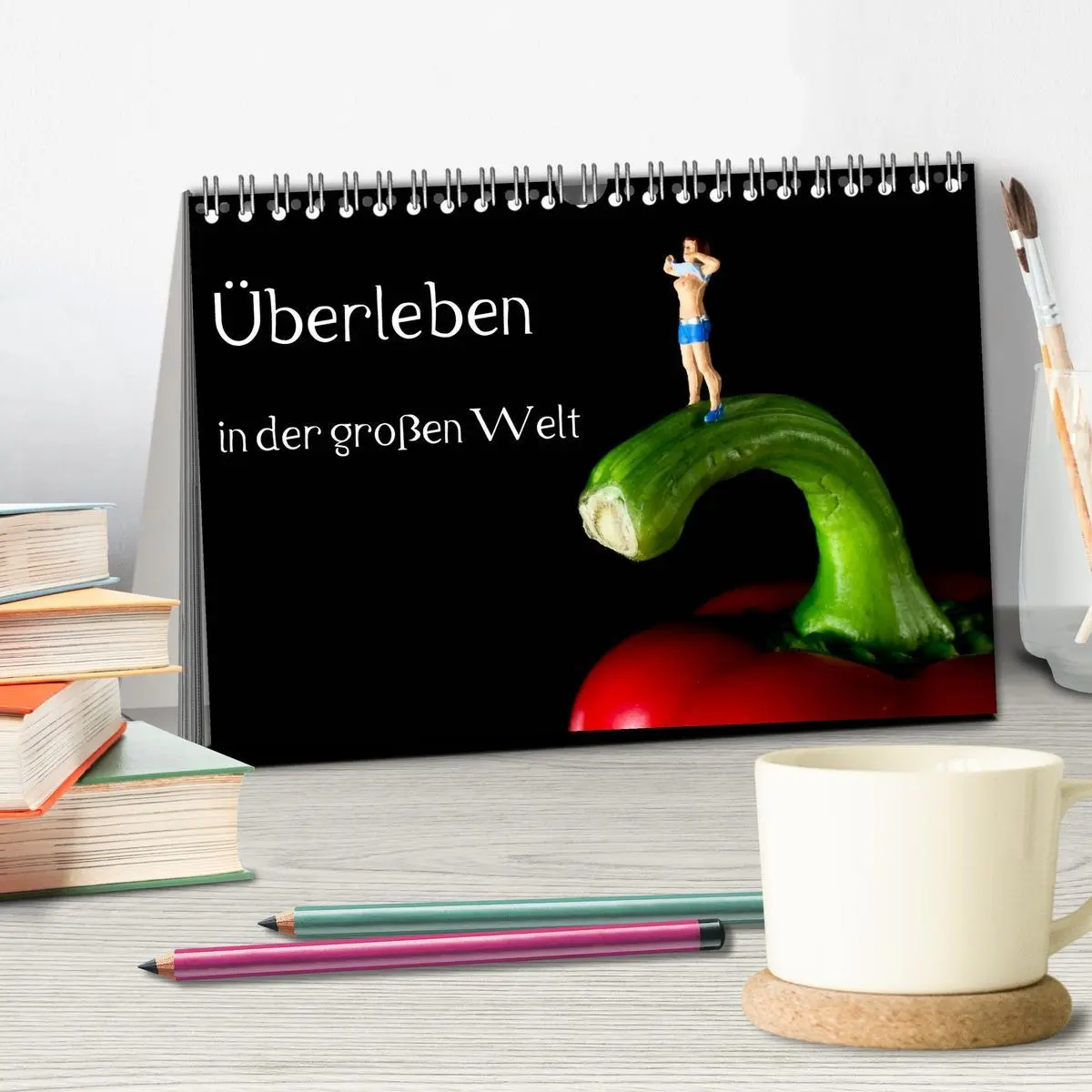 Bild: 9783516217285 | Überleben in der großen Welt - HO Figuren (Tischkalender 2026 DIN...