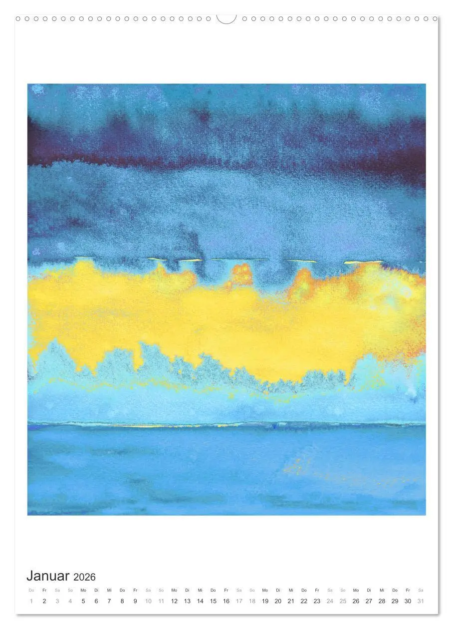 Bild: 9783516387285 | Ein leuchtendes Jahr: Abstrakte Kunst von Inga Pint (Wandkalender...