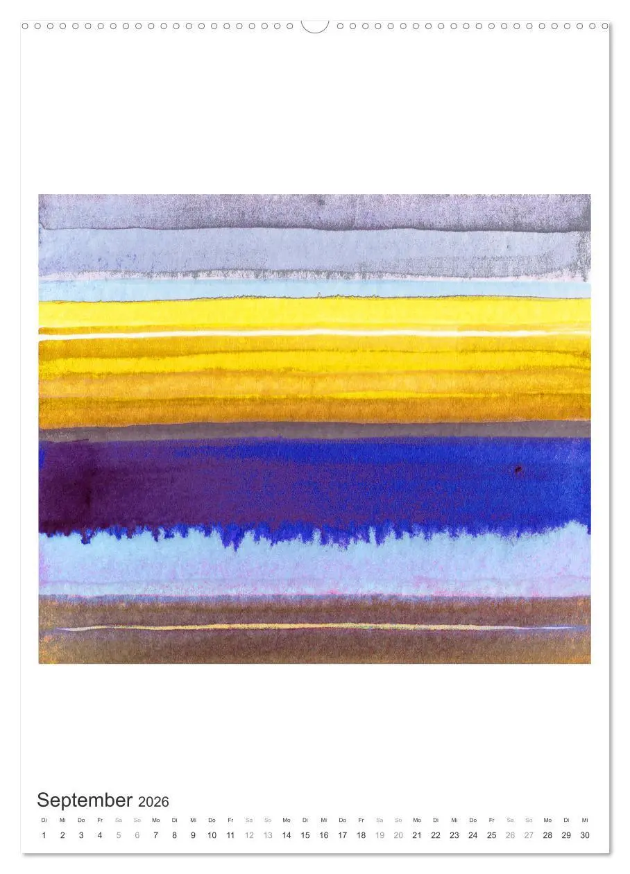Bild: 9783516387285 | Ein leuchtendes Jahr: Abstrakte Kunst von Inga Pint (Wandkalender...