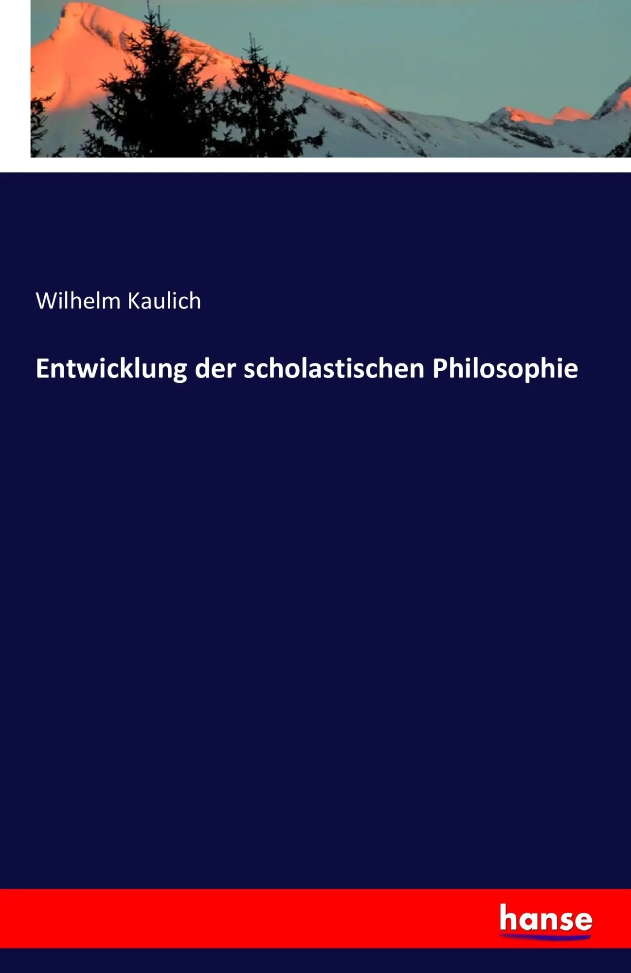 Cover: 9783741187285 | Entwicklung der scholastischen Philosophie | Wilhelm Kaulich | Buch