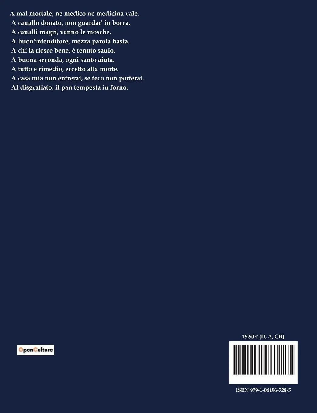 Rückseite: 9791041967285 | GIARDINO DI RICREATIONE | John Florio | Taschenbuch | Italienisch