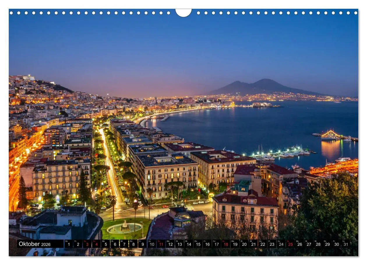 Bild: 9783516207385 | Neapel 2026 (Wandkalender 2026 DIN A3 quer), CALVENDO Monatskalender