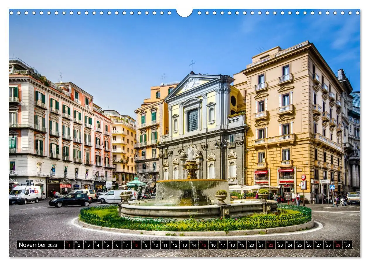 Bild: 9783516207385 | Neapel 2026 (Wandkalender 2026 DIN A3 quer), CALVENDO Monatskalender