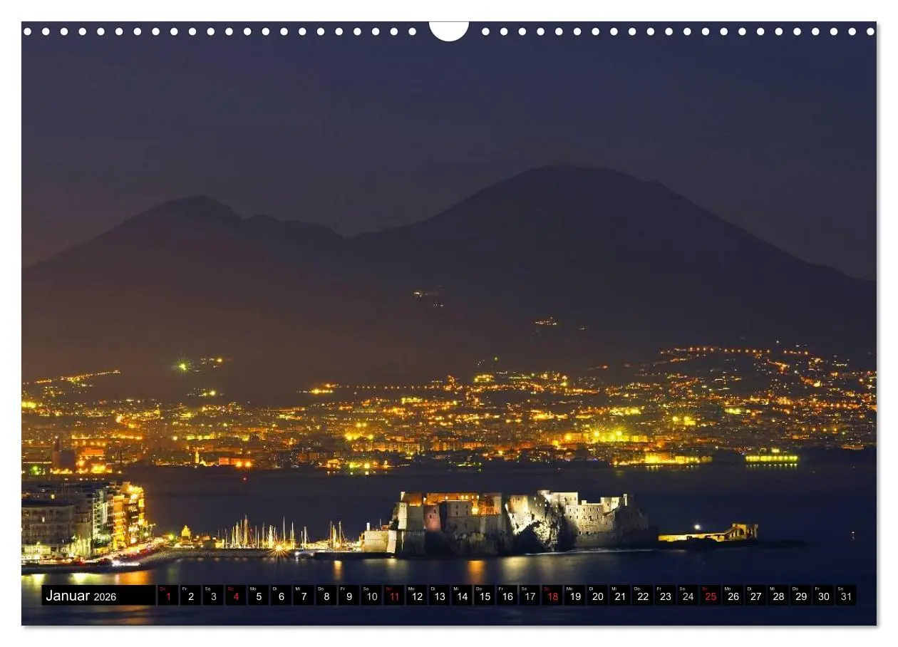 Bild: 9783516207385 | Neapel 2026 (Wandkalender 2026 DIN A3 quer), CALVENDO Monatskalender