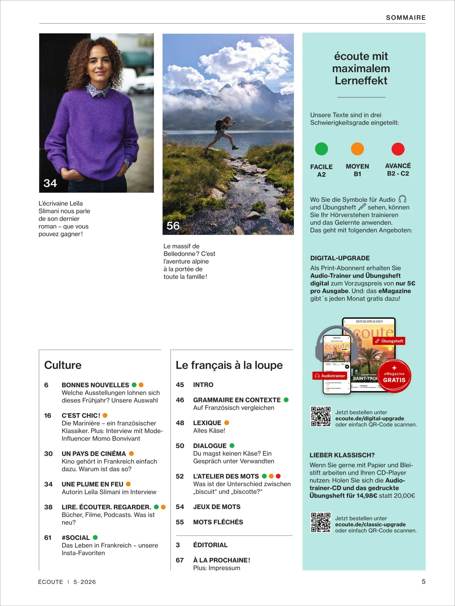 Bild: 9783689877385 | Écoute Magazin 5/26 | ZEIT SPRACHEN GmbH | Broschüre | 67 S. | Deutsch