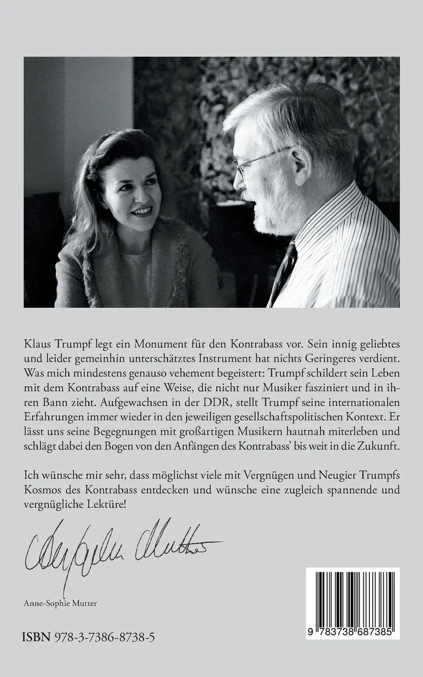 Rückseite: 9783738687385 | Ein Kontrabass reist um die Welt | Klaus Trumpf | Taschenbuch | 492 S.