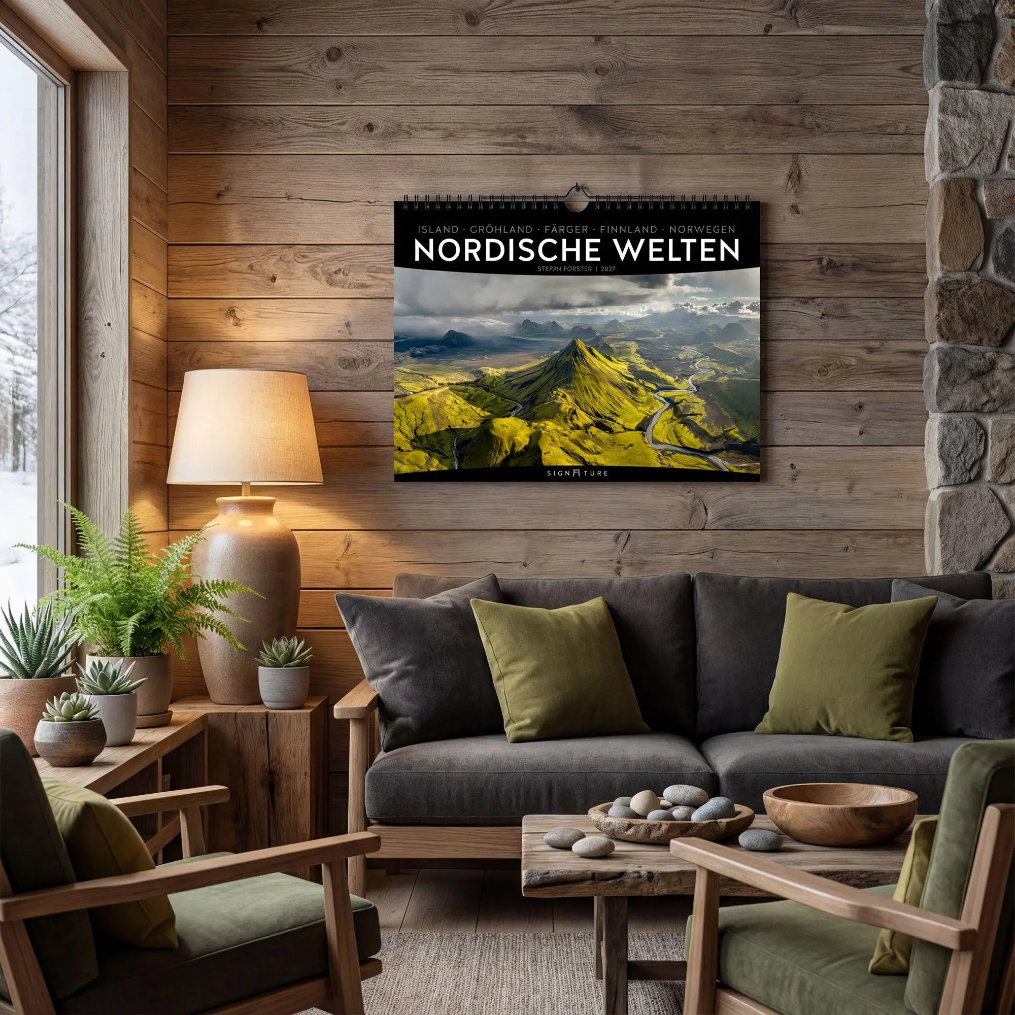 Bild: 9783838437385 | Nordische Welten Signature Kalender 2027 | Stefan Forster (u. a.)