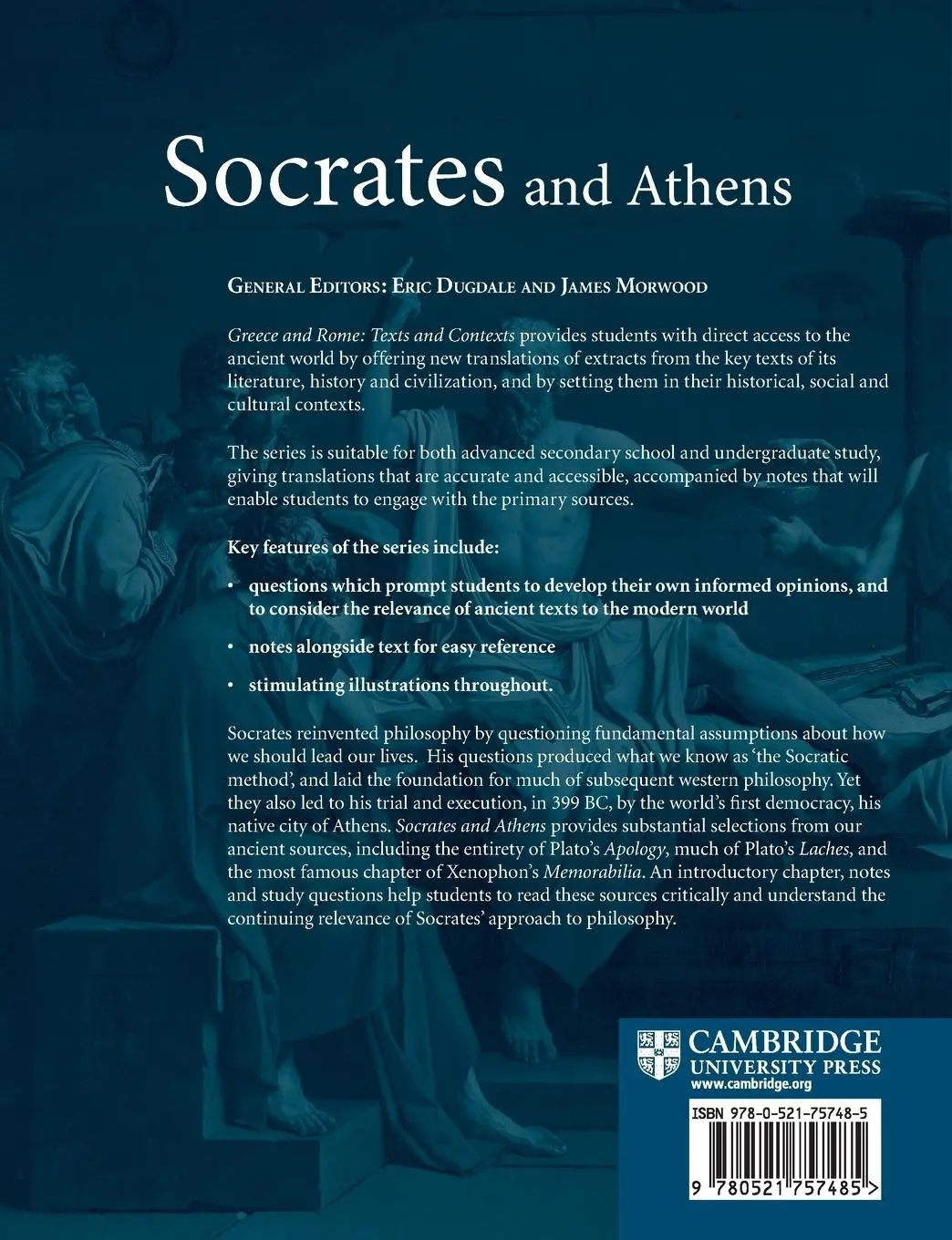 Rückseite: 9780521757485 | Socrates and Athens | David. M. Johnson | Taschenbuch | Englisch