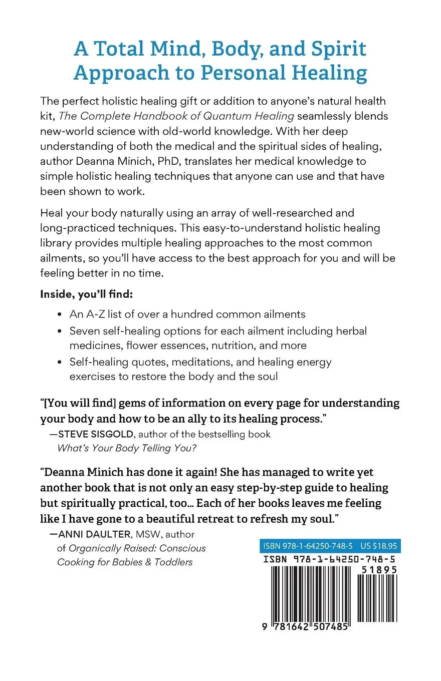 Rückseite: 9781642507485 | The Complete Handbook of Quantum Healing | Deanna M Minich | Buch