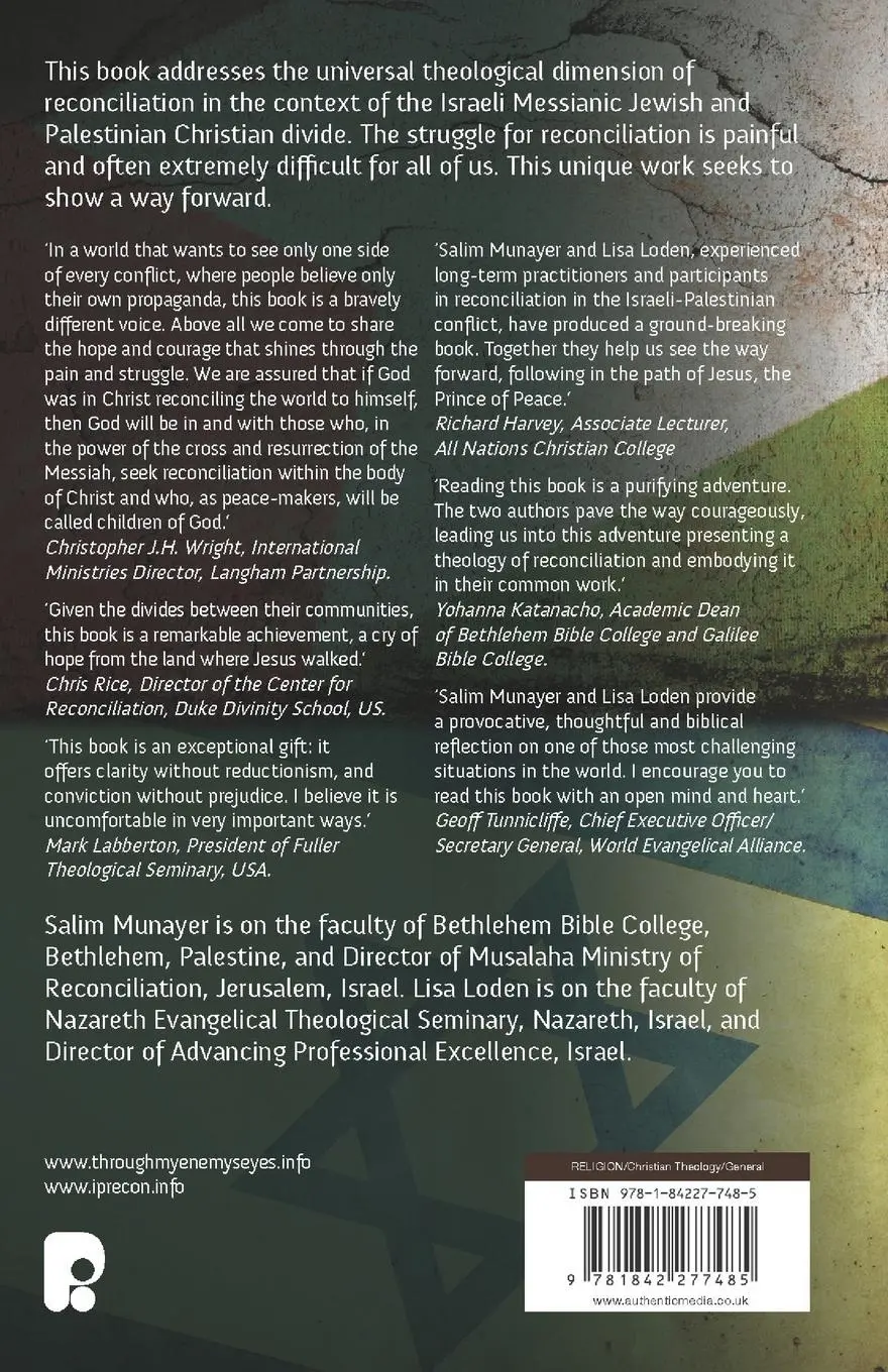 Rückseite: 9781842277485 | Through My Enemy's Eyes | Salim J Munayer (u. a.) | Taschenbuch | 2014