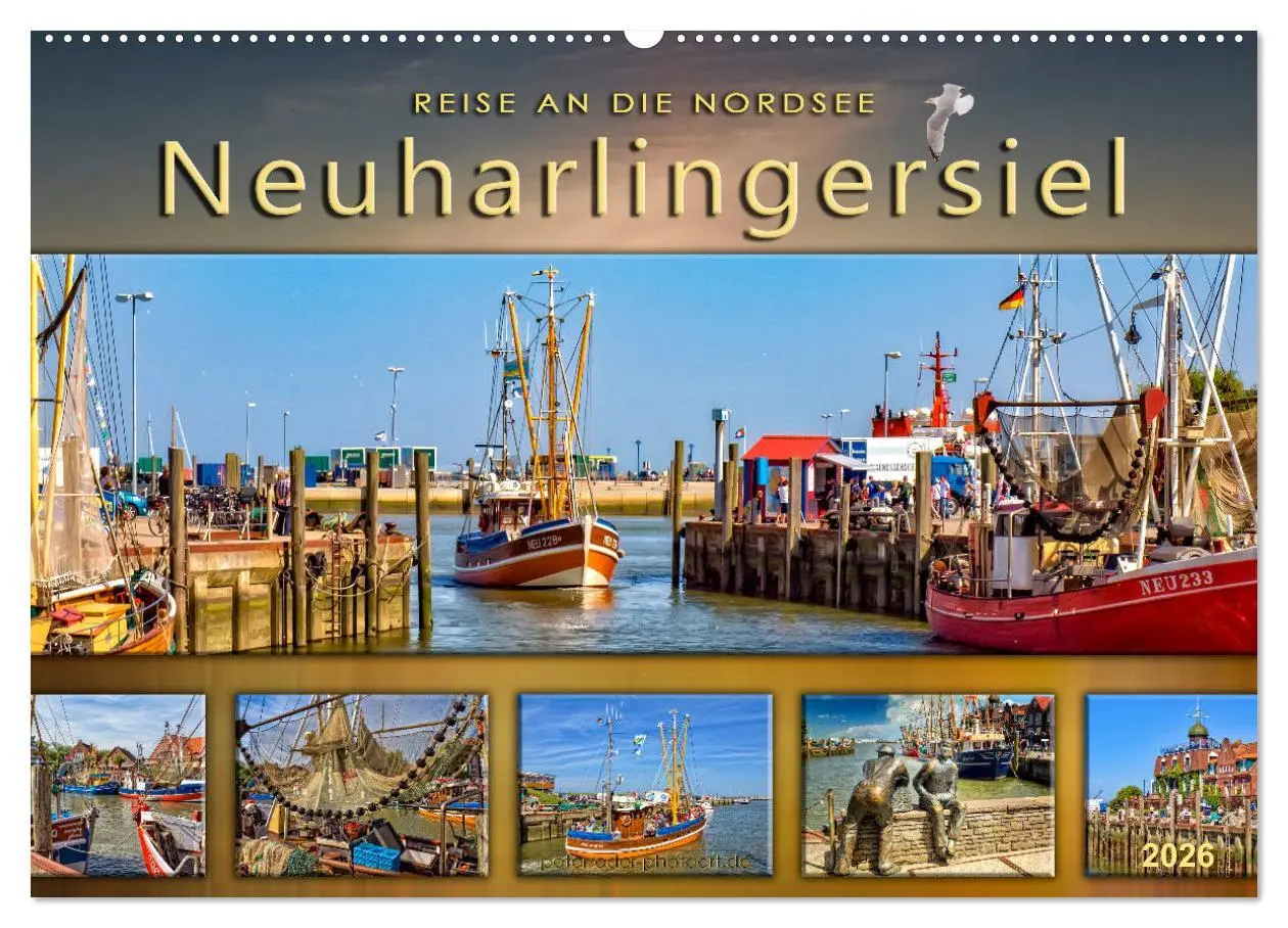 Cover: 9783457897485 | Reise an die Nordsee - Neuharlingersiel (Wandkalender 2026 DIN A2...