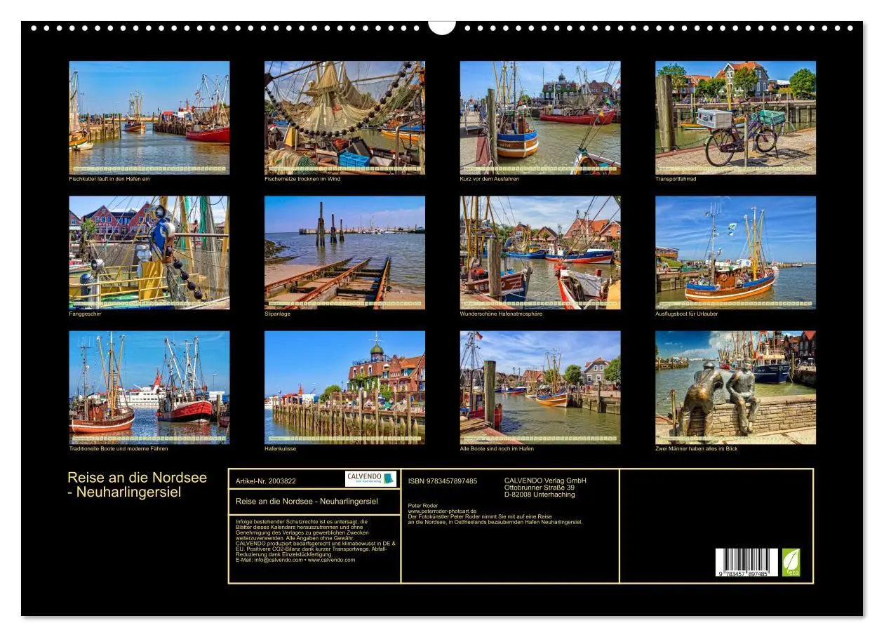 Bild: 9783457897485 | Reise an die Nordsee - Neuharlingersiel (Wandkalender 2026 DIN A2...