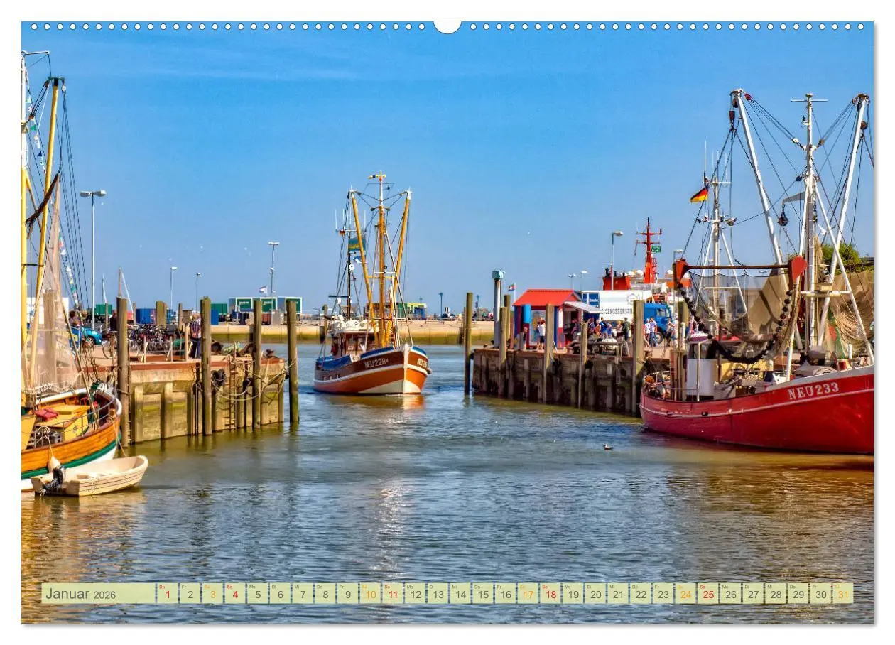 Bild: 9783457897485 | Reise an die Nordsee - Neuharlingersiel (Wandkalender 2026 DIN A2...