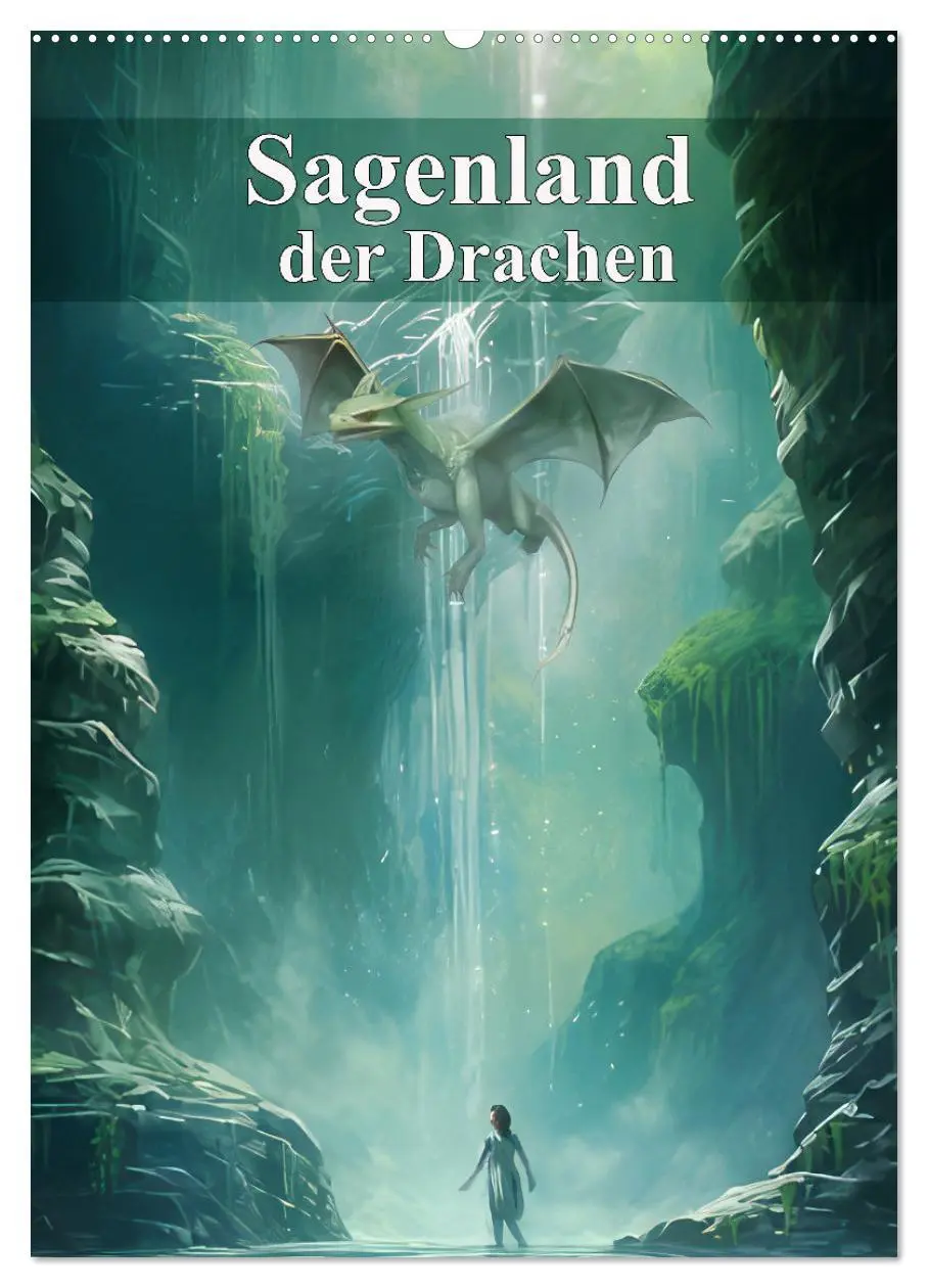 Cover: 9783516297485 | Sagenland der Drachen (Wandkalender 2026 DIN A2 hoch), CALVENDO...