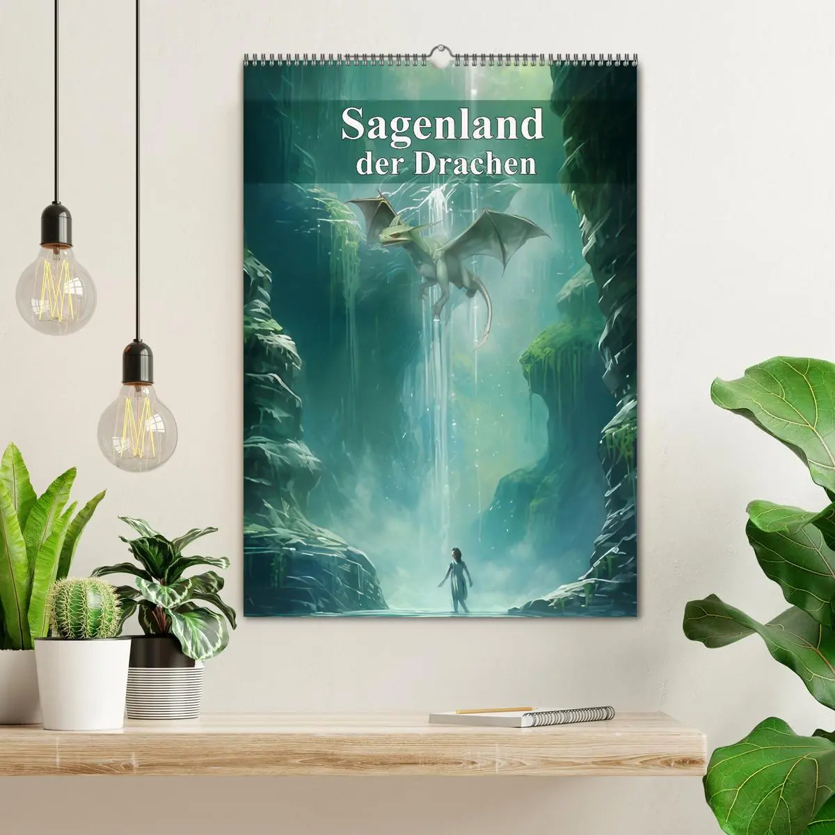 Bild: 9783516297485 | Sagenland der Drachen (Wandkalender 2026 DIN A2 hoch), CALVENDO...