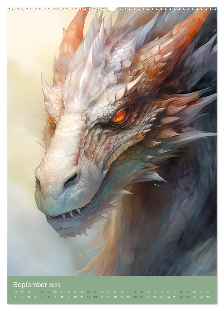 Bild: 9783516297485 | Sagenland der Drachen (Wandkalender 2026 DIN A2 hoch), CALVENDO...