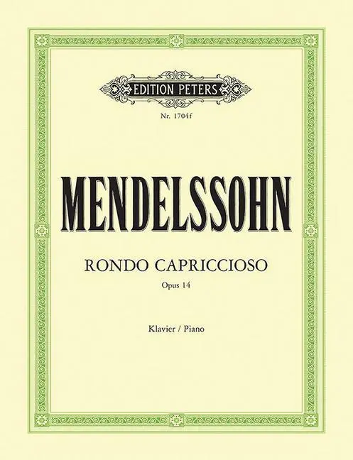 Cover: 9790014007485 | Rondo Capriccioso Op.14 | Felix Mendelssohn Bartholdy | Taschenbuch