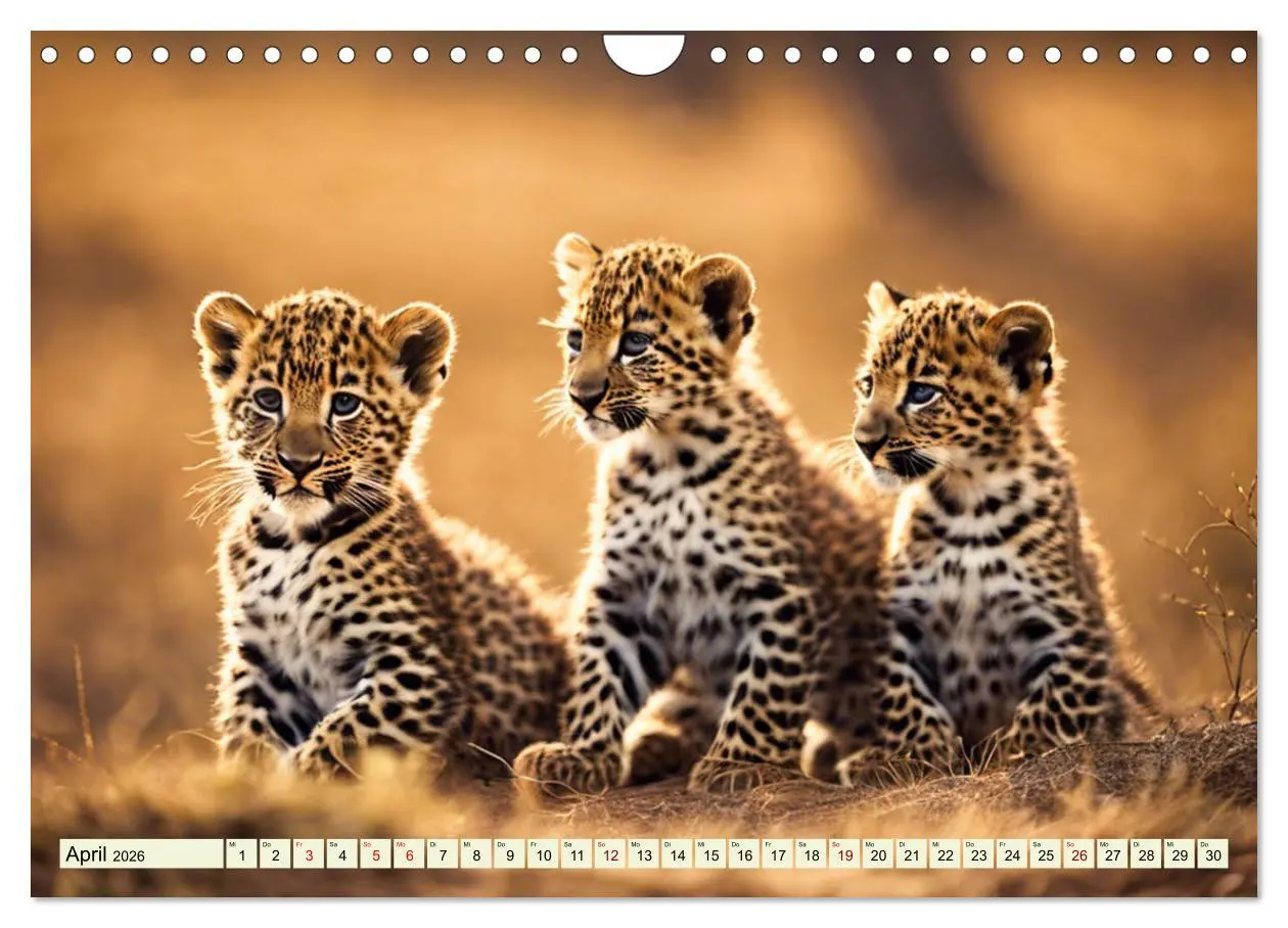 Bild: 9783457337585 | Gefleckte Jäger (Wandkalender 2026 DIN A4 quer), CALVENDO...