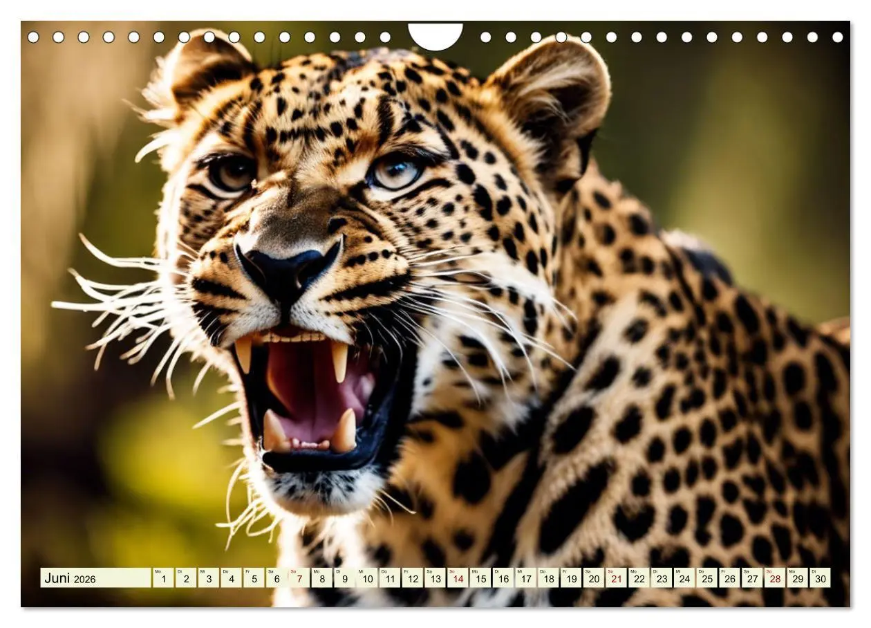 Bild: 9783457337585 | Gefleckte Jäger (Wandkalender 2026 DIN A4 quer), CALVENDO...