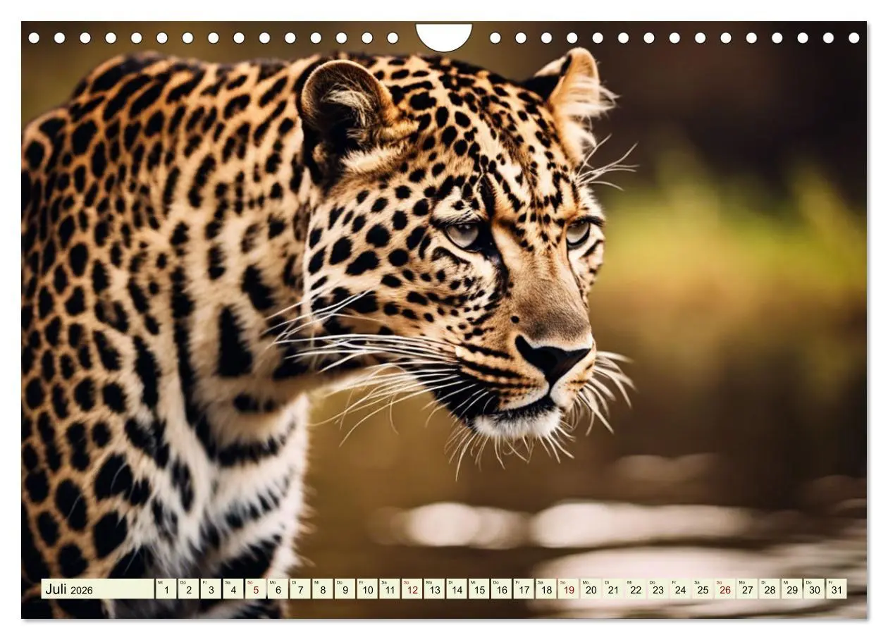 Bild: 9783457337585 | Gefleckte Jäger (Wandkalender 2026 DIN A4 quer), CALVENDO...