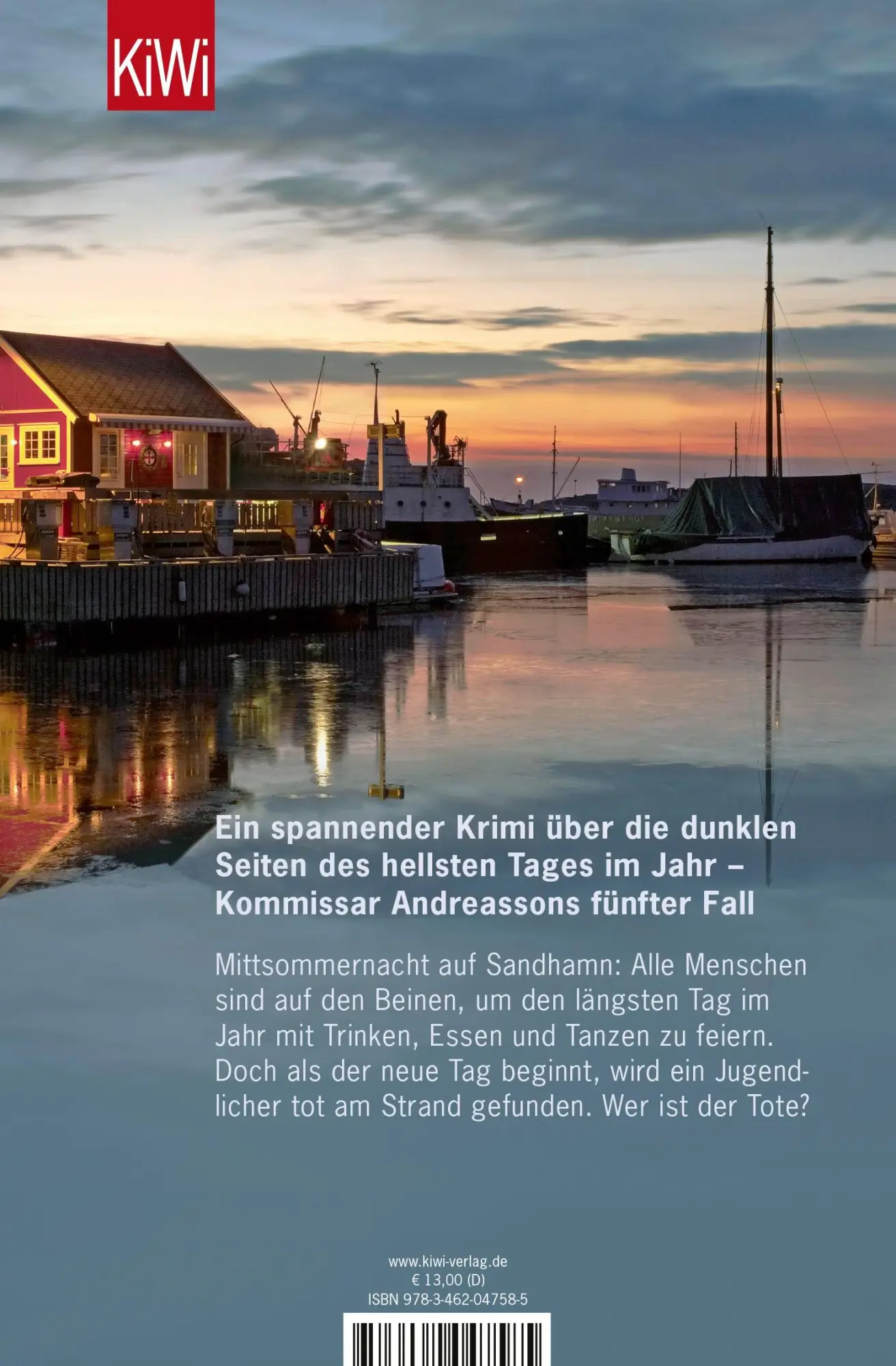 Rückseite: 9783462047585 | Beim ersten Schärenlicht | Thomas Andreassons fünfter Fall | Sten