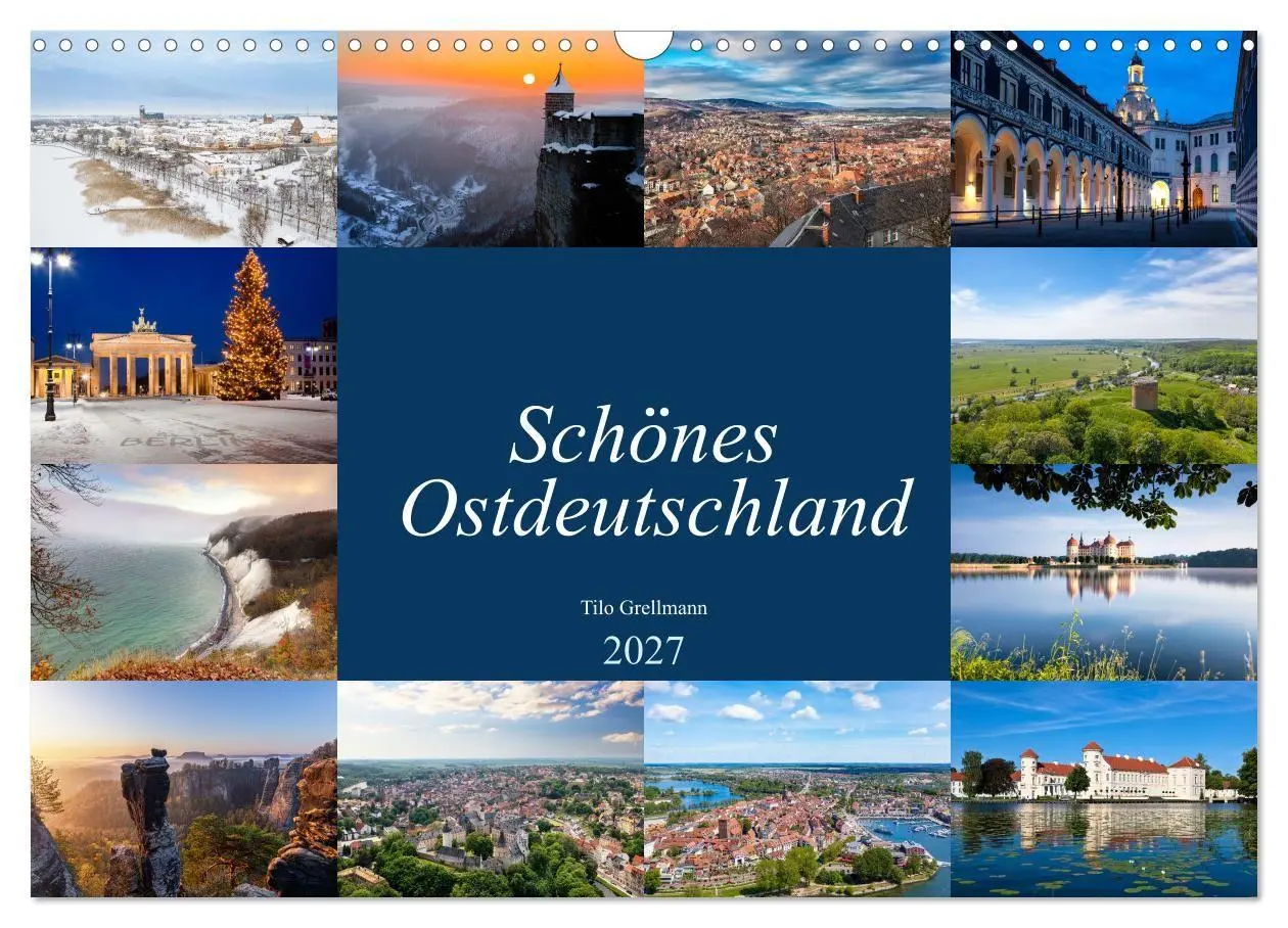 Cover: 9783569447585 | Schönes Ostdeutschland (Wandkalender 2027 DIN A3 quer), CALVENDO...