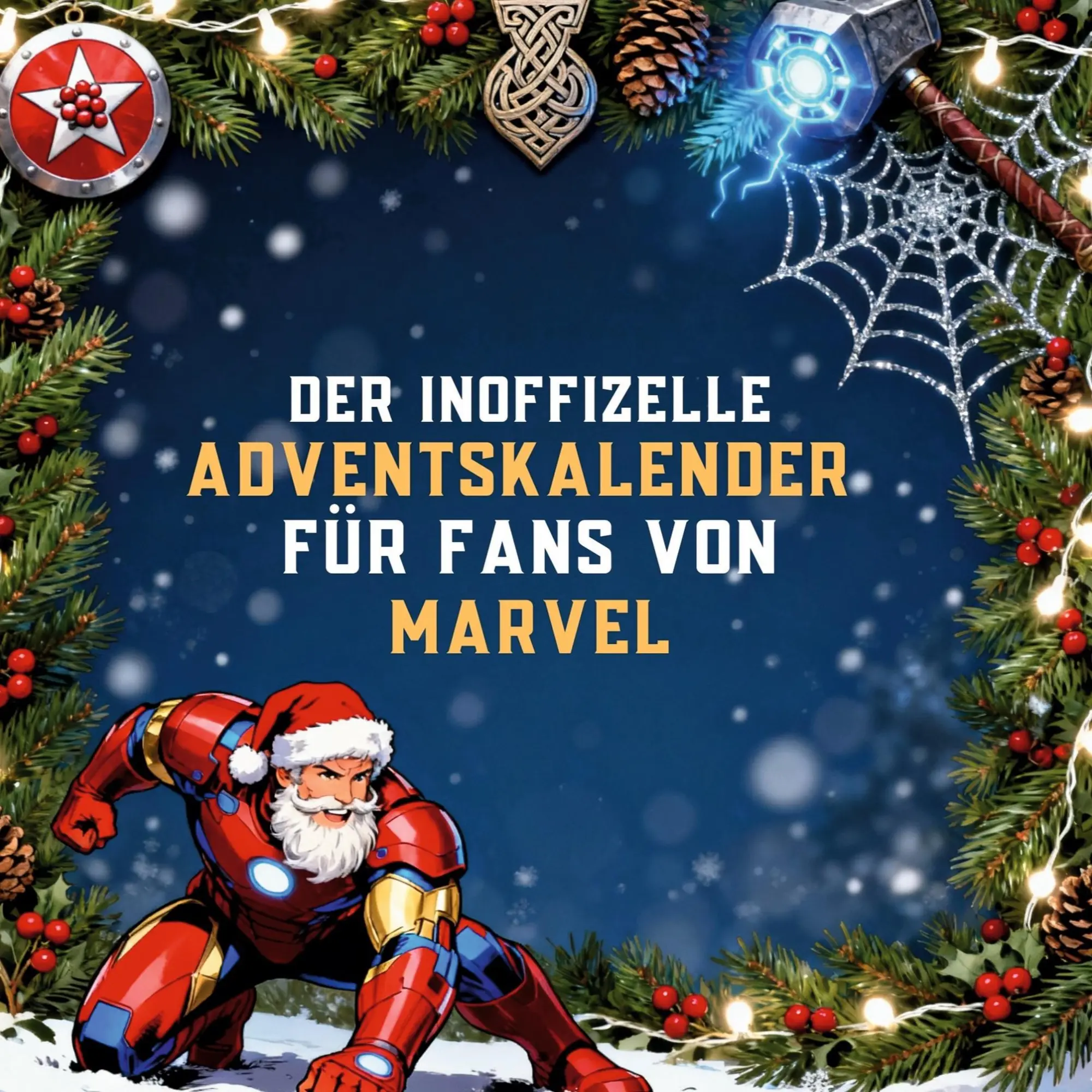 Cover: 9783695317585 | Der inoffizielle Adventskalender für Fans von Marvel | Luca Schmitt