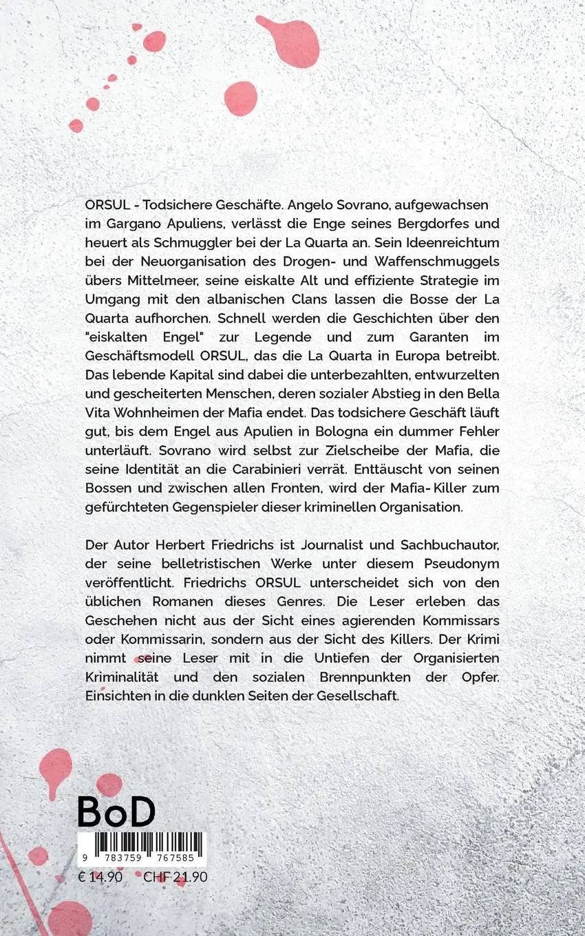 Rückseite: 9783759767585 | Orsul | Todsichere Geschäfte: Eine düstere Mafia-Geschichte | Buch