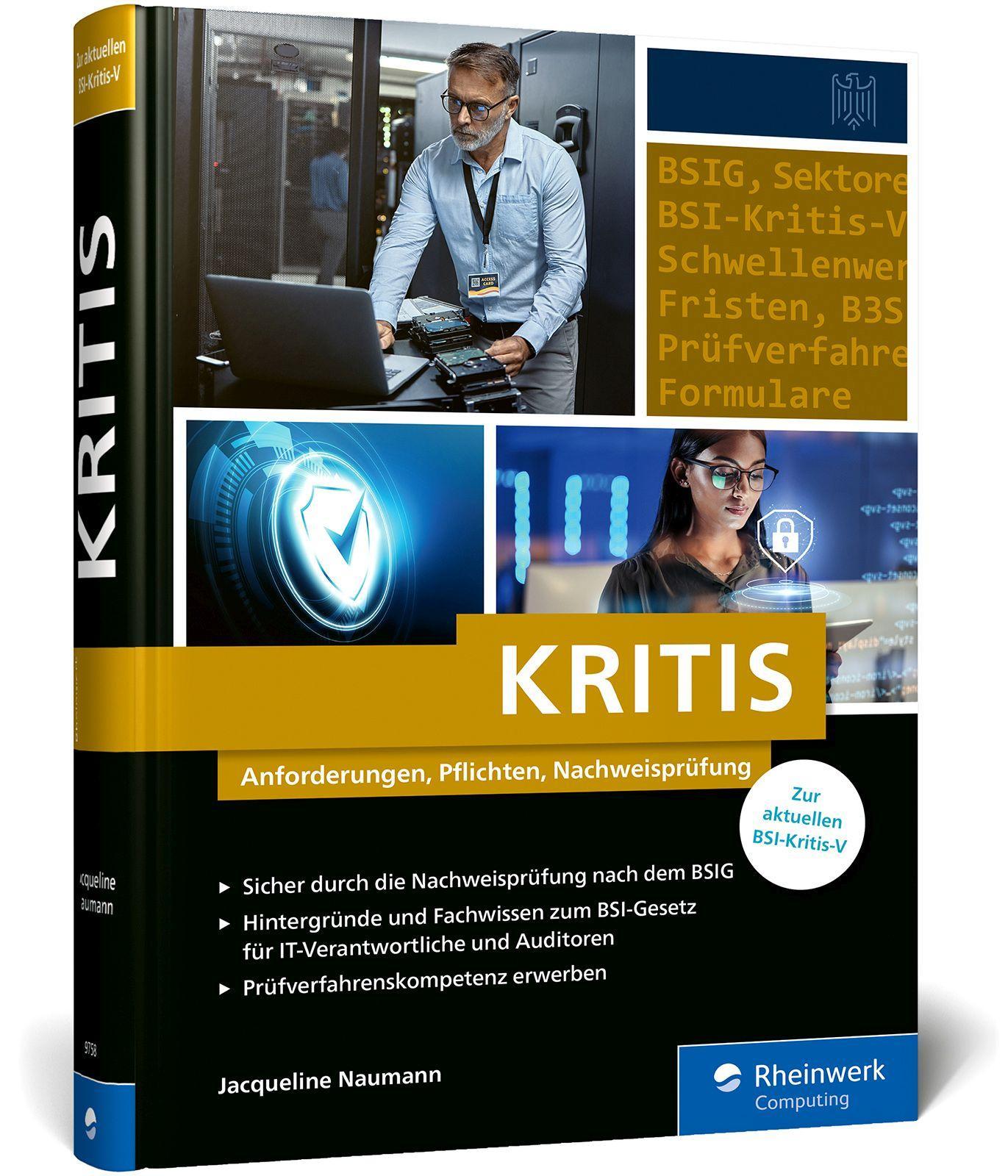 Cover: 9783836297585 | KRITIS | Jacqueline Naumann | Buch | Rheinwerk Computing | 402 S.