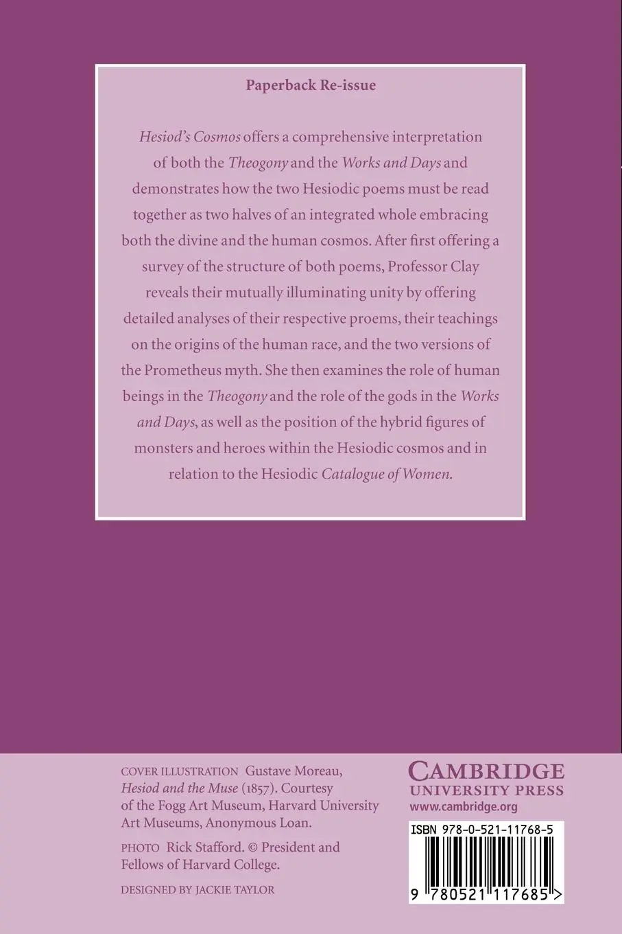 Rückseite: 9780521117685 | Hesiod's Cosmos | Jenny Strauss Clay (u. a.) | Taschenbuch | Englisch