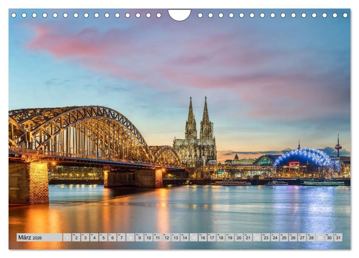 Bild: 9783457637685 | Wunderschönes Köln (Wandkalender 2026 DIN A4 quer), CALVENDO...
