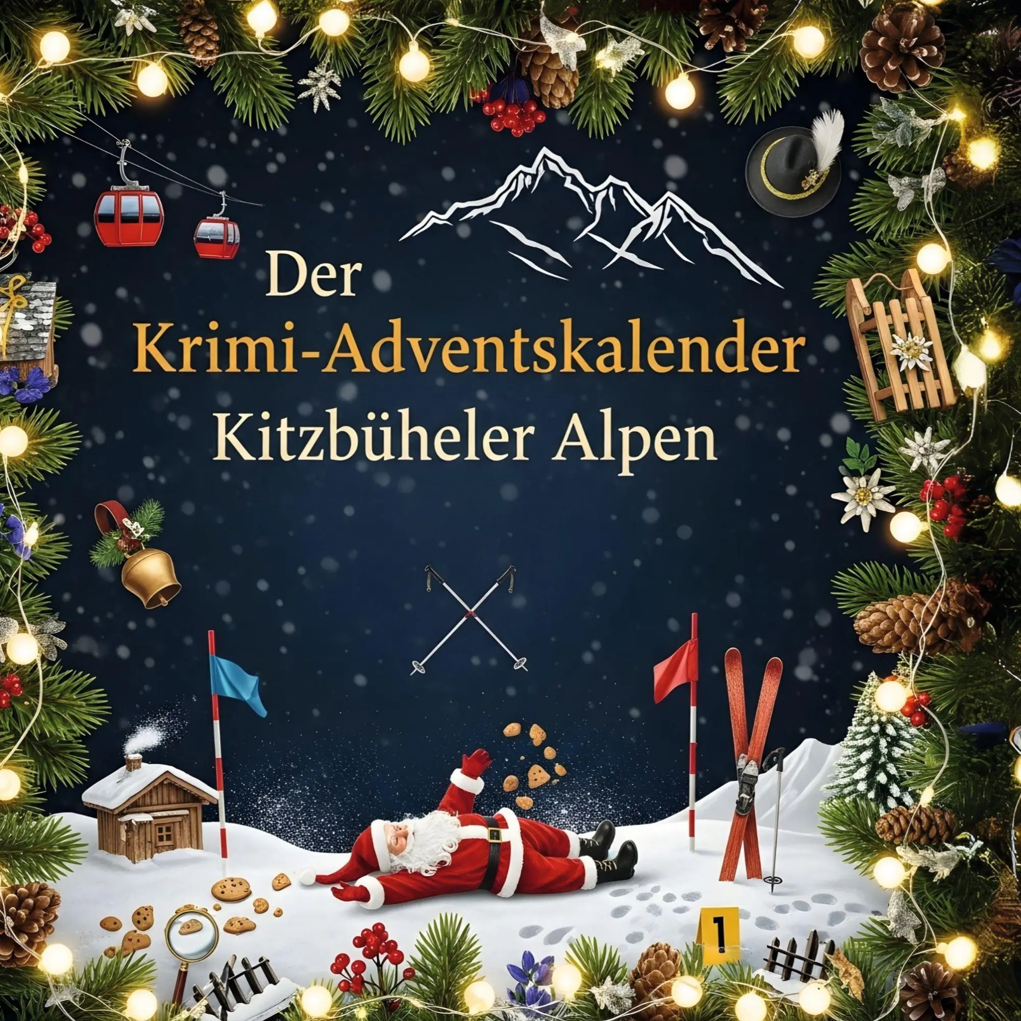 Cover: 9783695307685 | Der Krimi-Adventskalender Kitzbüheler Alpen | Jakob Möller | Buch