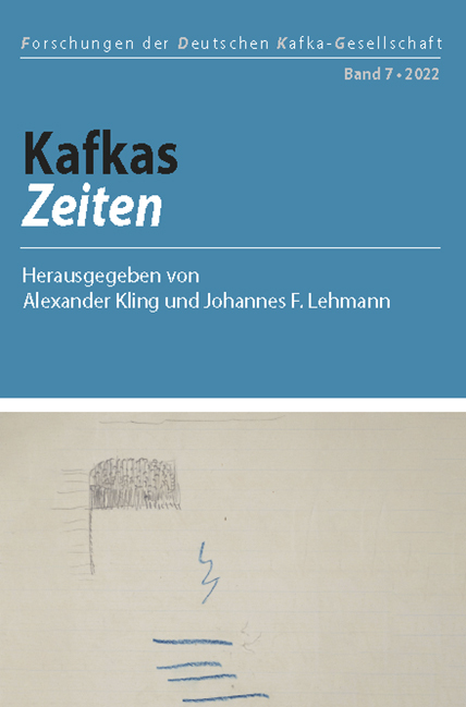 Cover: 9783826077685 | Kafkas Zeiten | Alexander Kling (u. a.) | Taschenbuch | 380 S. | 2022