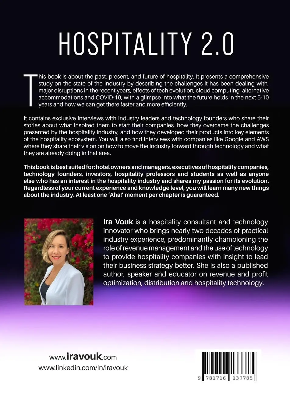 Rückseite: 9781716137785 | HOSPITALITY 2.0 | Digital Revolution in the Hotel Industry | Ira Vouk