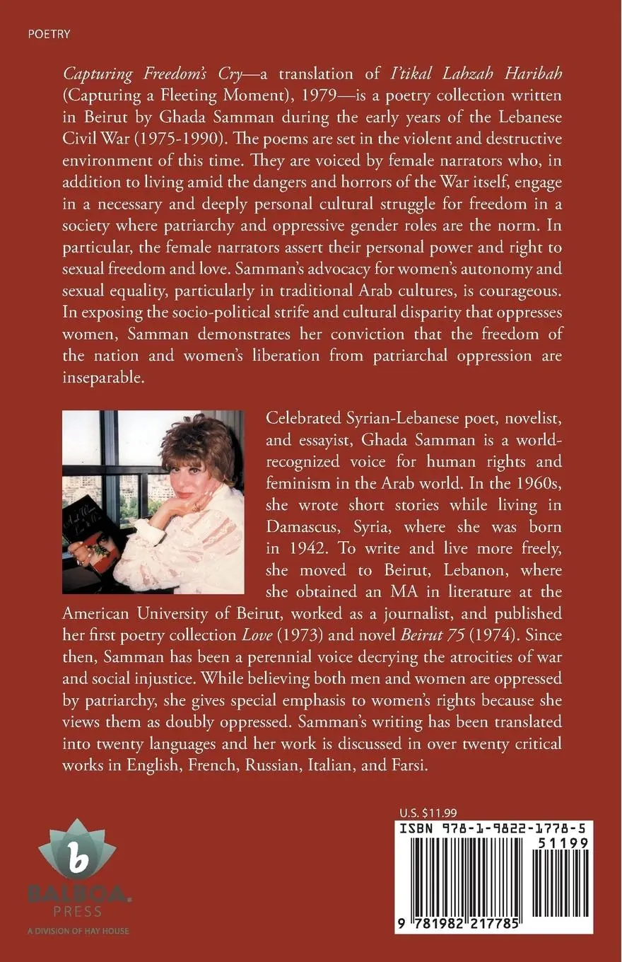 Rückseite: 9781982217785 | Capturing Freedom's Cry | Arab Women Unveil Their Heart | Ghada Samman