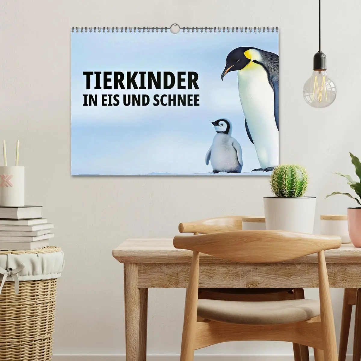 Bild: 9783457247785 | Tierkinder in Eis und Schnee (Wandkalender 2026 DIN A3 quer),...