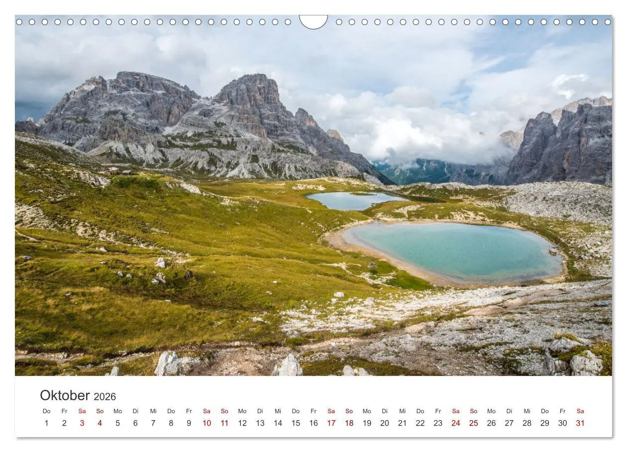 Bild: 9783457487785 | Ein Spaziergang in den Dolomiten (Wandkalender 2026 DIN A3 quer),...