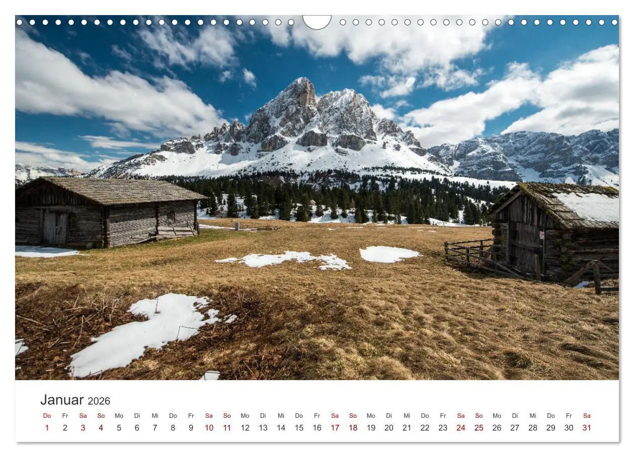 Bild: 9783457487785 | Ein Spaziergang in den Dolomiten (Wandkalender 2026 DIN A3 quer),...