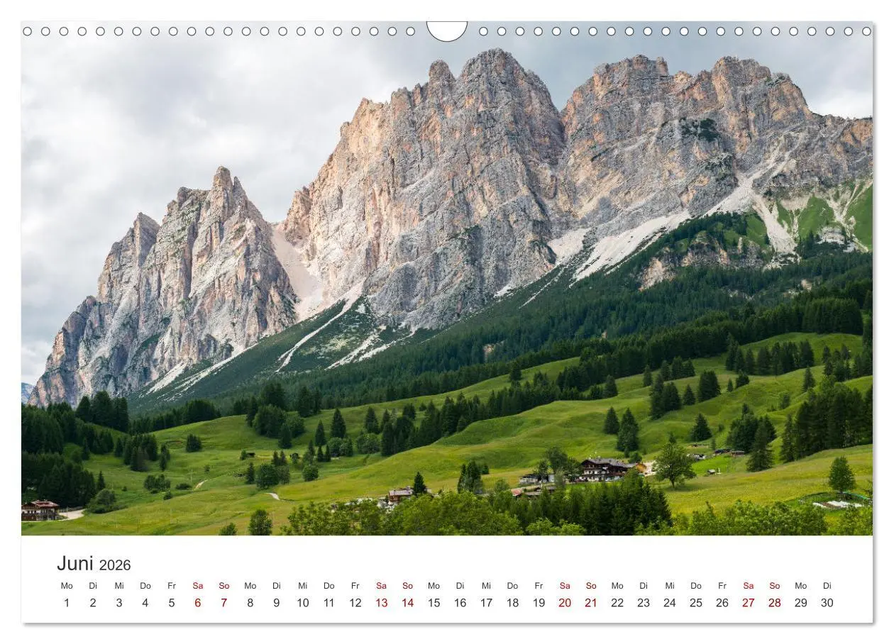 Bild: 9783457487785 | Ein Spaziergang in den Dolomiten (Wandkalender 2026 DIN A3 quer),...