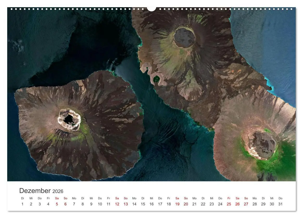 Bild: 9783457557785 | Die Erde aus dem All (Wandkalender 2026 DIN A2 quer), CALVENDO...