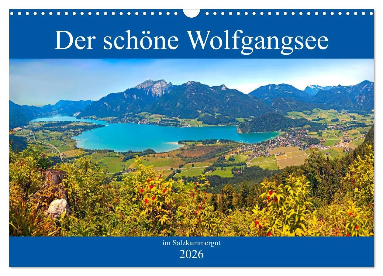 Cover: 9783457867785 | Der schöne Wolfgangsee im Salzkammergut (Wandkalender 2026 DIN A3...