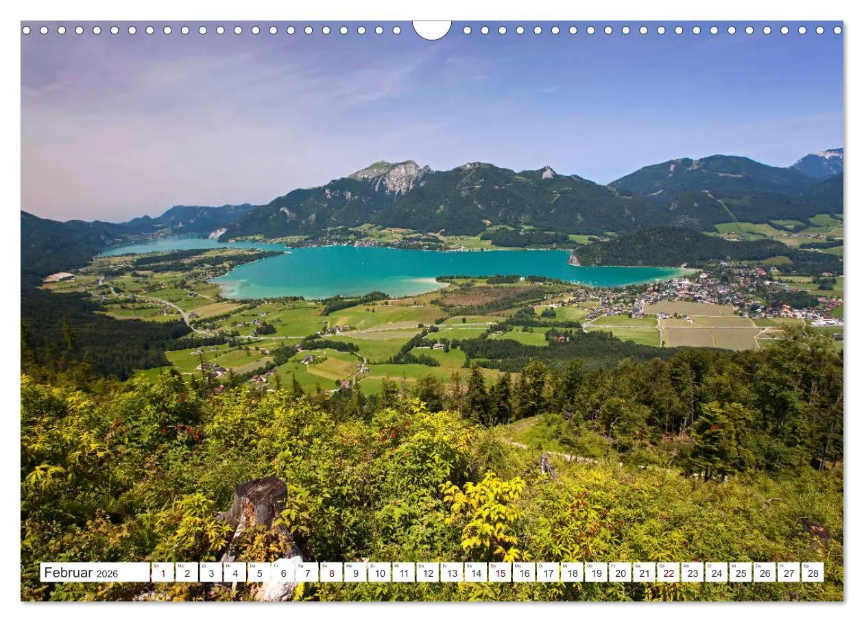 Bild: 9783457867785 | Der schöne Wolfgangsee im Salzkammergut (Wandkalender 2026 DIN A3...