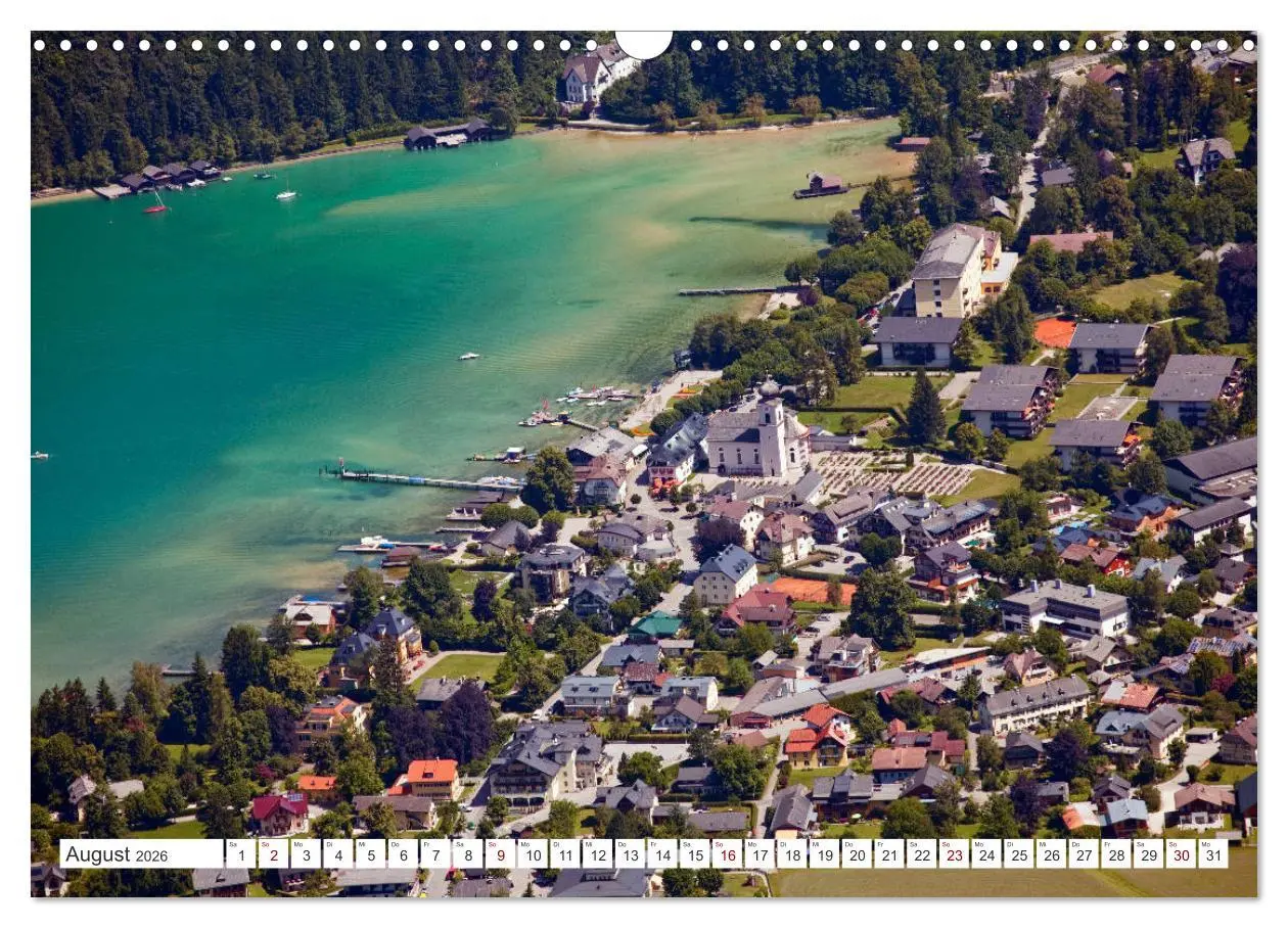 Bild: 9783457867785 | Der schöne Wolfgangsee im Salzkammergut (Wandkalender 2026 DIN A3...