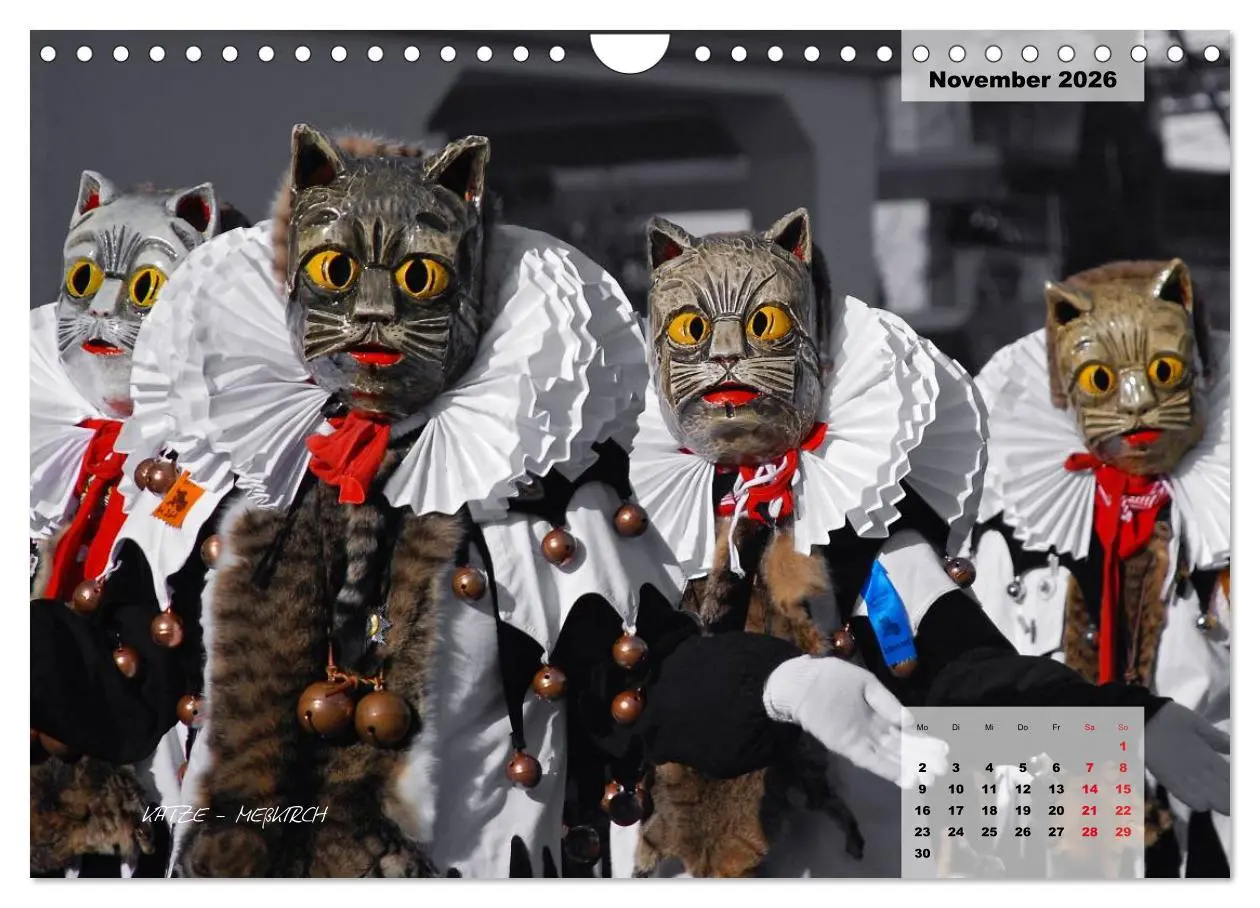 Bild: 9783516027785 | Schwäbisch alemannische Fasnet (Wandkalender 2026 DIN A4 quer),...