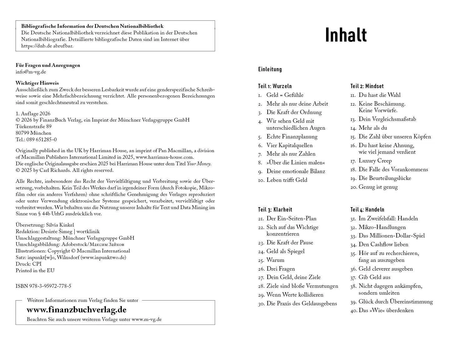 Bild: 9783959727785 | Geld mal anders | Carl Richards | Taschenbuch | 288 S. | Deutsch