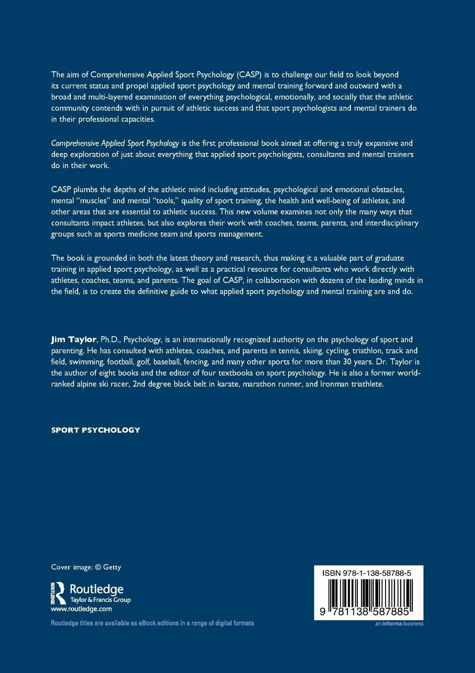 Rückseite: 9781138587885 | Comprehensive Applied Sport Psychology | Jim Taylor | Taschenbuch